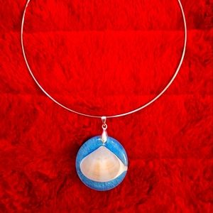Seashell Pendant Necklace Choker